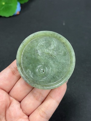 H46522126 和田玉香插 货品总重约88.4g