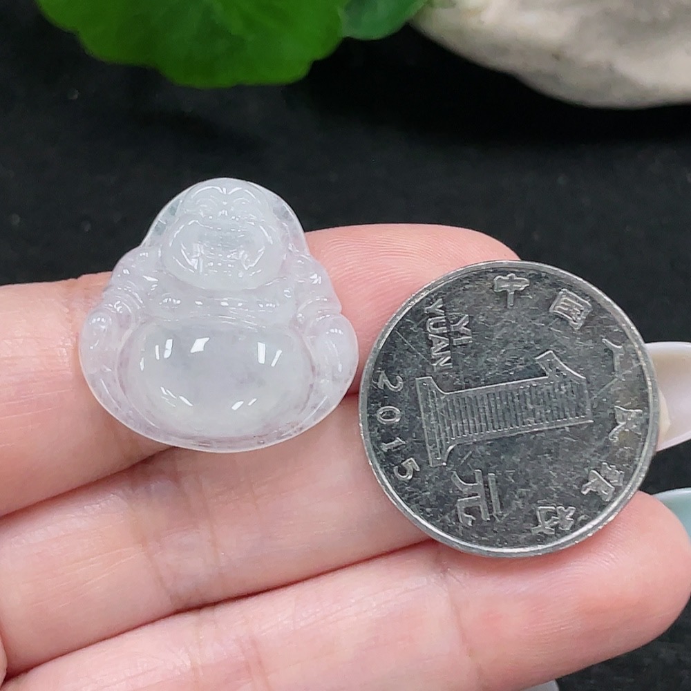 F33899517 Jadeite Buddha Pendant, Total Weight Approx. 4g
