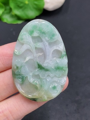 F30490411 JadeiteRuyi Pendant, Total Weight Approx. 15.7g