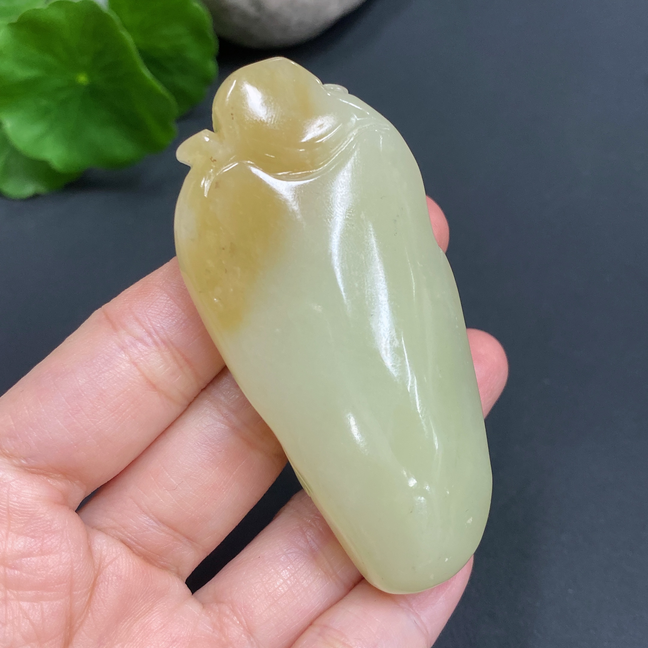 H17978042 Hetian Jade Pendant    God of Wealth    Total Weight: Approx. 53.2g