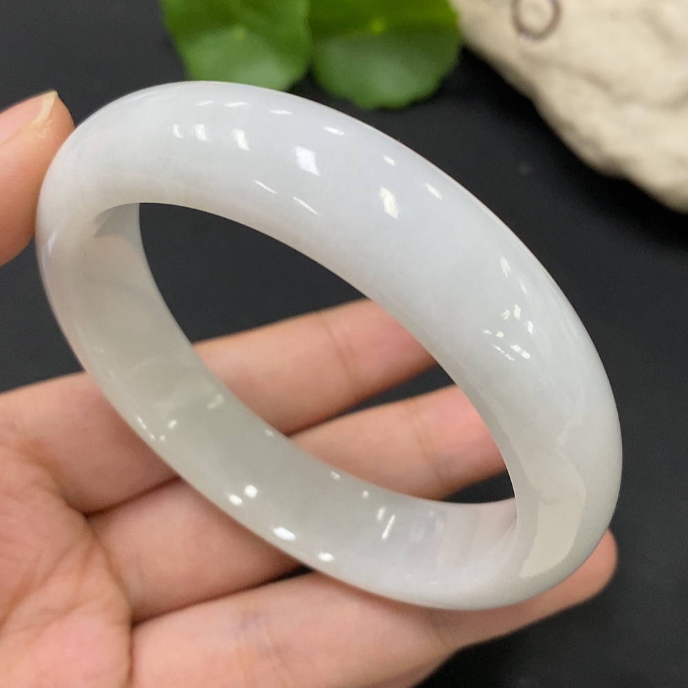 F27151407 Jadeite Circular Bracelet 57.6 Inner Diameter Total Weight Approx. 66.32g