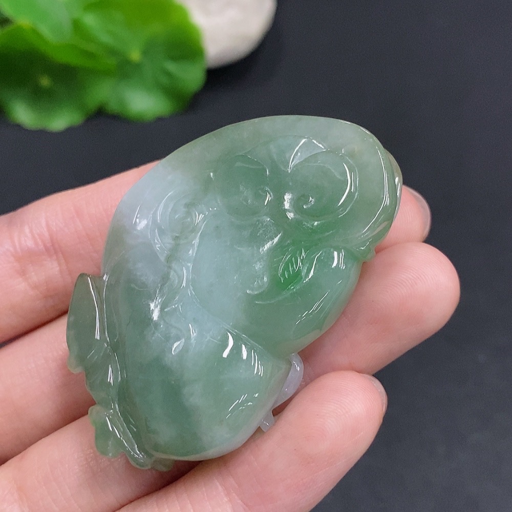 F35078547 Jadeite Fortune Before Your Eyes Pendant, Total Weight Approximately 47.8 Grams