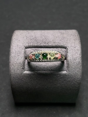 C28218308 Tourmaline Ring Non-gold Setting Adjustable Total Weight Approx. 2.4g