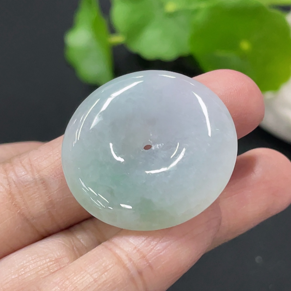 F35080420 Jadeite Safety Buckle Pendant Total Weight Approx. 10.9g