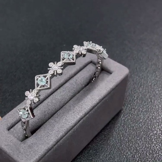 C34007342 Topaz Bracelet Non-Gold Total Weight Approx. 9.28g Stone Size About 3.5mm