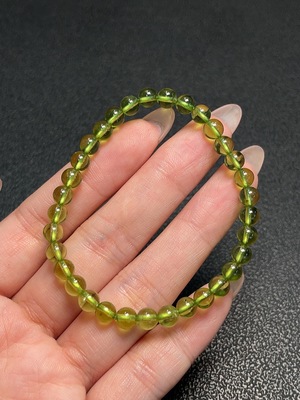 C34040632 Peridot Bracelet Total Weight Approx.8.5g Size 5.2mm