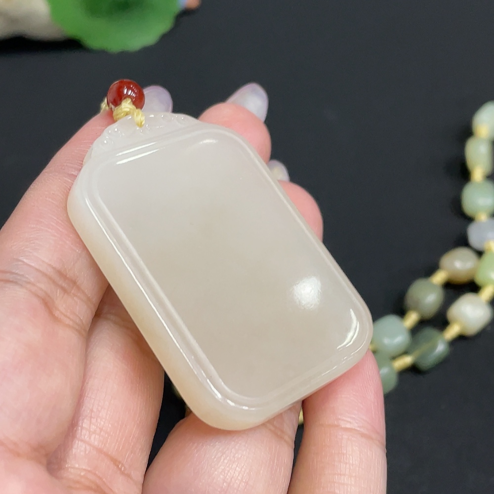 H33902137 Hetian Jade Pendant, Plain Pendant