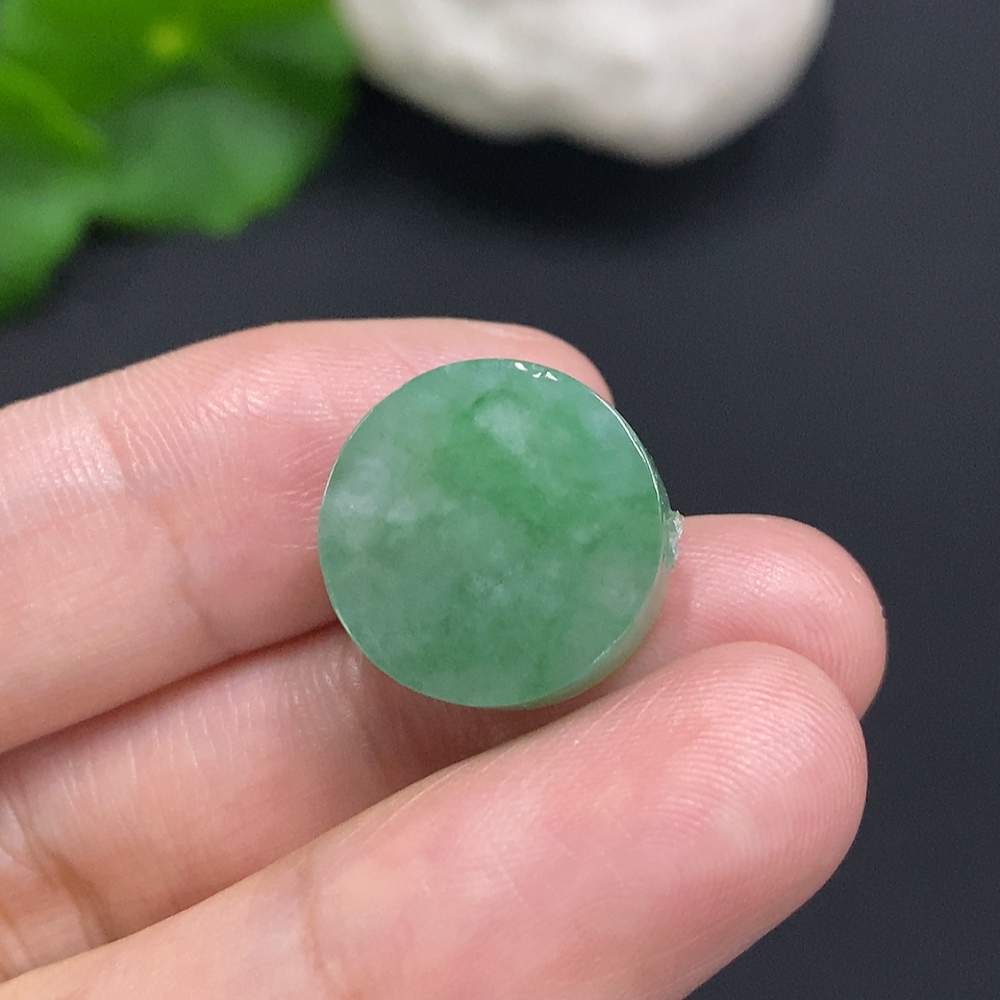 F34051165 Jadeite Plain Pendant Mounting, Total Weight Approx. 3.6g