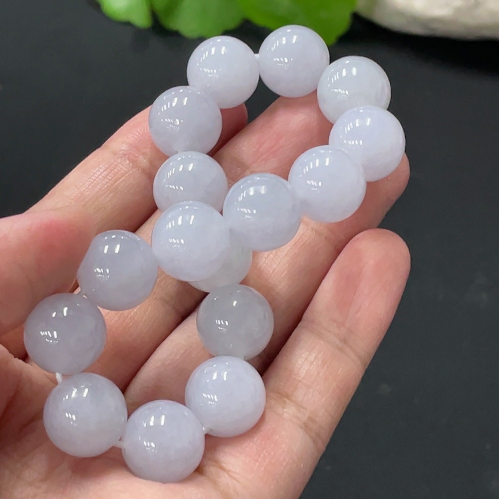 F31610760 Jadeite Bracelet Size 12.2mm Approx. Total Weight 49.55g