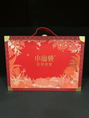 D41910475 小仙炖品牌 鲜炖燕窝 低糖 CAIQ粉标 净含量320克（40gX8瓶）品相完整95新