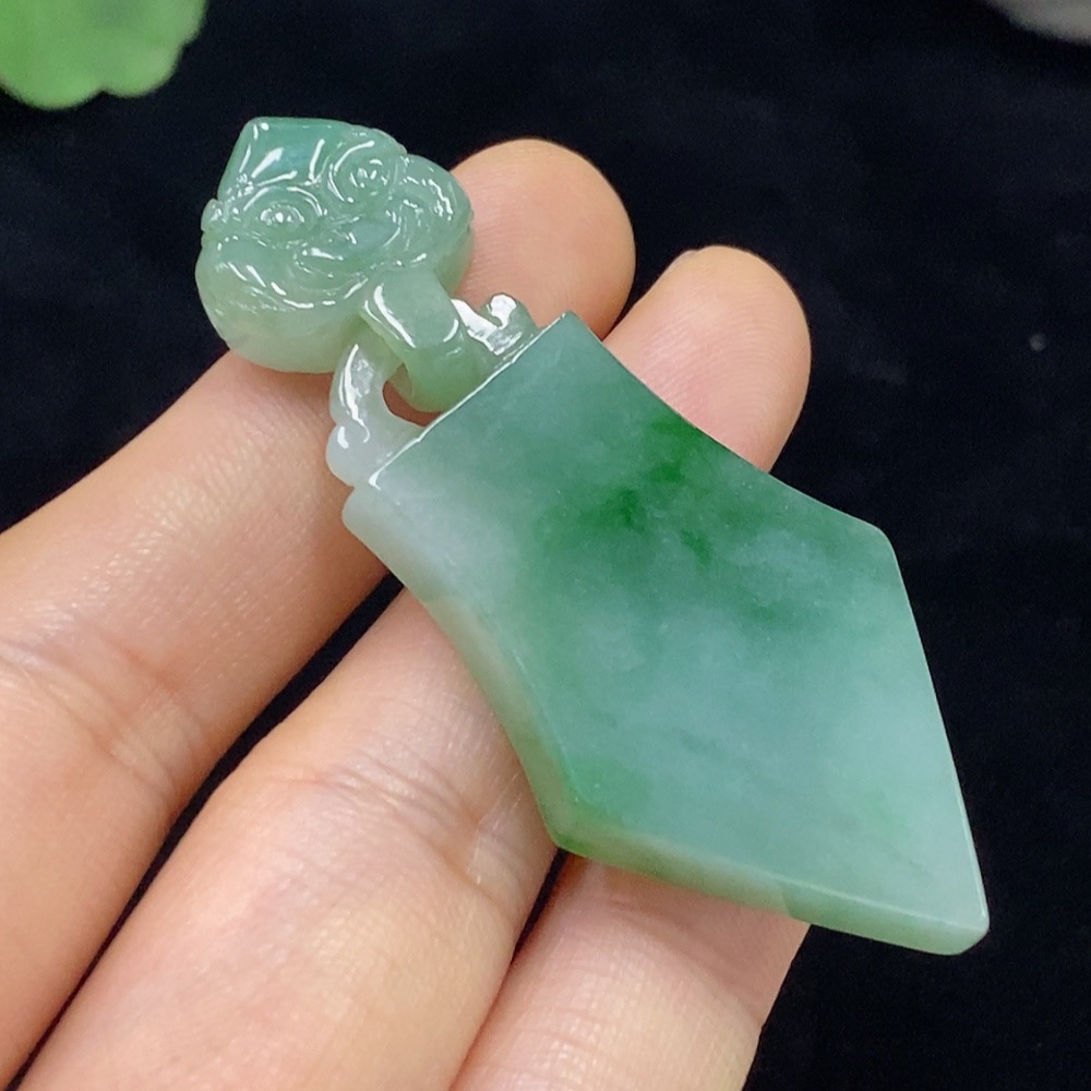 F28235516 Jadeite Pendant Total Weight Approx. 15.47g