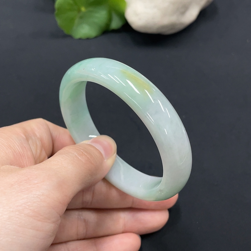 F15655667 Imperial Jadeite Bangle, Size 56.4, Short Diameter 48.5