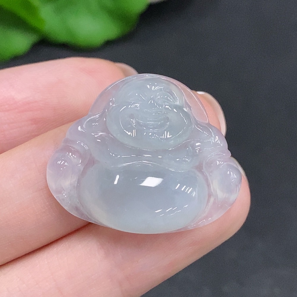 F34003088 Jadeite Buddha Pendant Total Weight Approx.5.5g