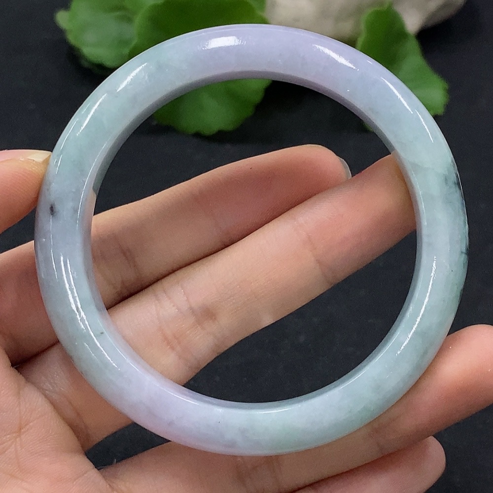 F30516522 JadeiteRound Bangle, Inner Diameter 53.2, Total Weight Approx. 46.76g