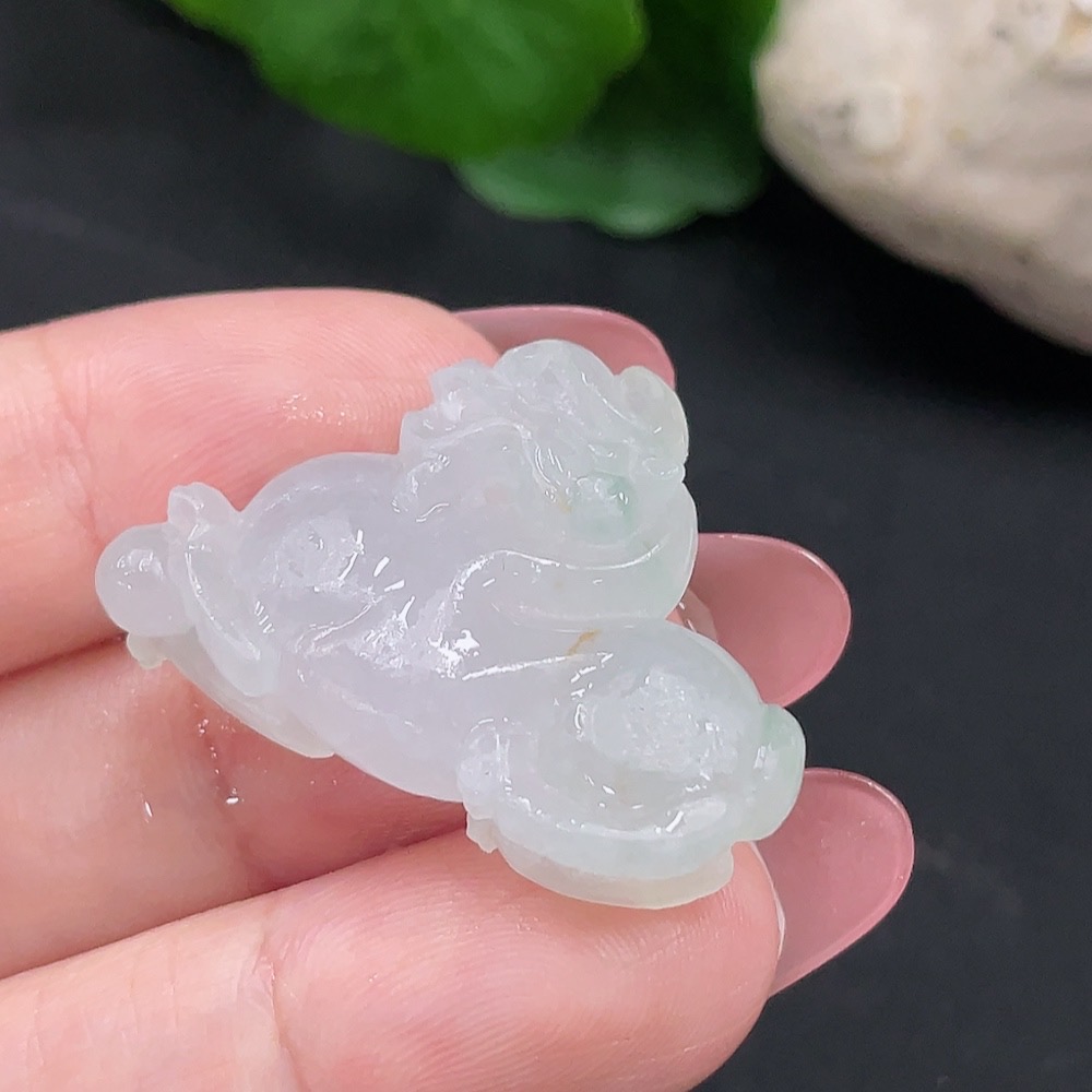 F34012167 Jadeite rough pendant, total weight about 8.2 grams