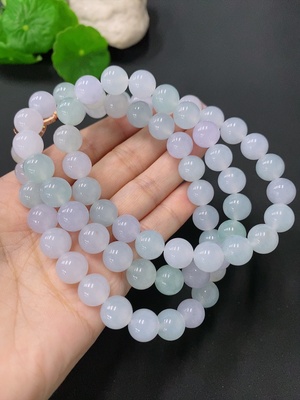 F28307875 Jadeite Bead Necklace Approx. 10mm Total Weight Approx. 117.8g Non-Gold