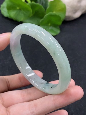 F33946980 Jadeite Round Bracelet Size 53.7 Total Weight Approx. 39.87g