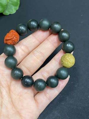 H34969690 Hetian Jade Bracelet, Approx. 12mm, Total Weight About 42.1g, Accessories Not Hetian Jade