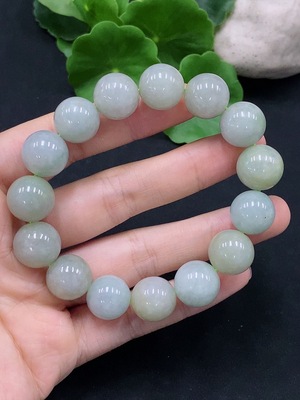 F29346869 Jadeite Bead Bracelet Approx. 13.6mm Total Weight Approx. 61.58g