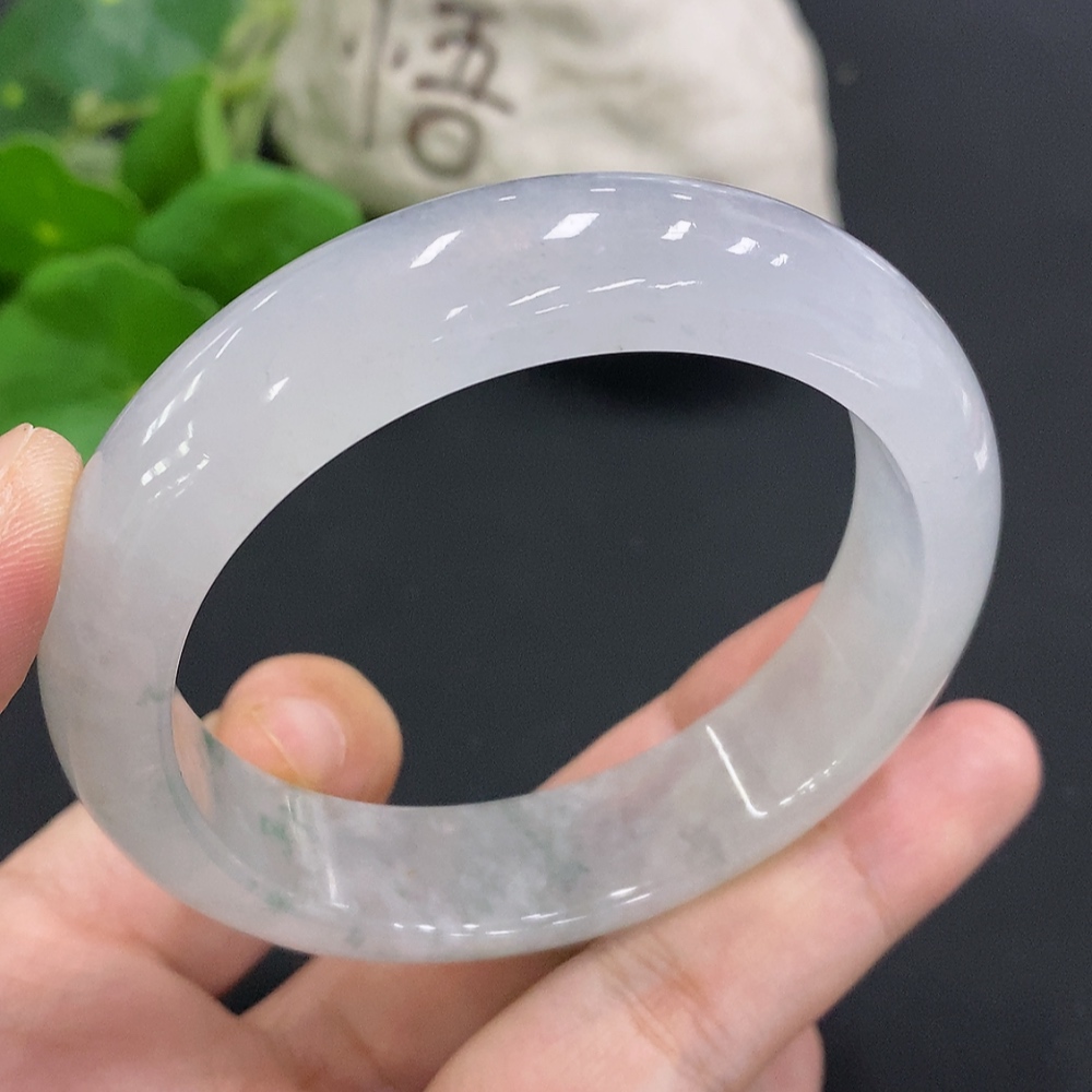 F31647777 Jadeite Round Bracelet Size 55.7 Total Weight Approx. 63.7g