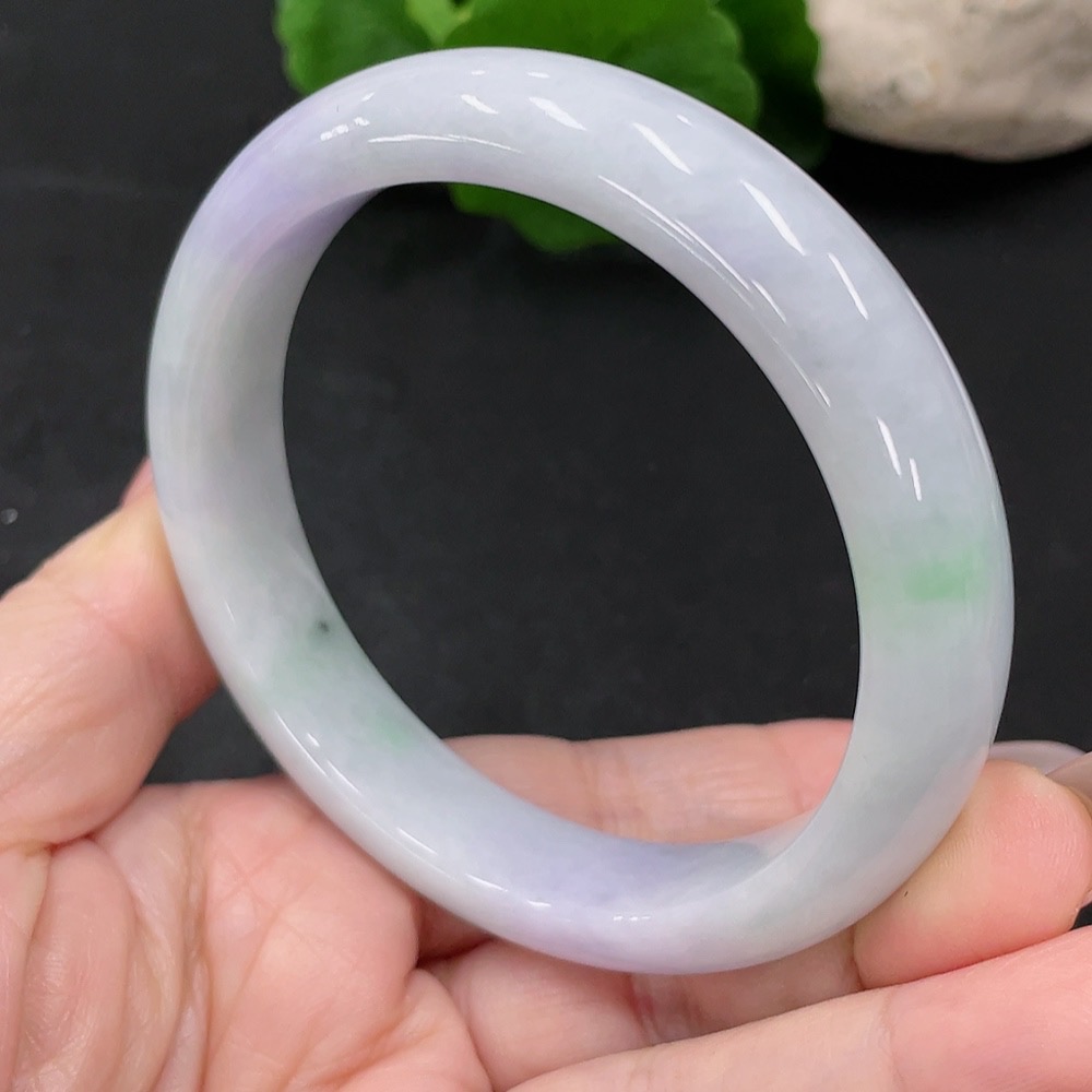 F34068145 Jadeite Round Bangle Size 57.8 Total Weight Approx. 58g
