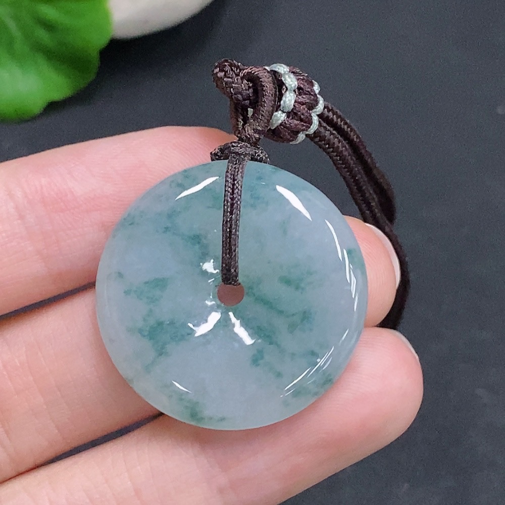 F34961504 Jadeite Peace Knot Total Weight Approx. 11g (Including Rope Weight)