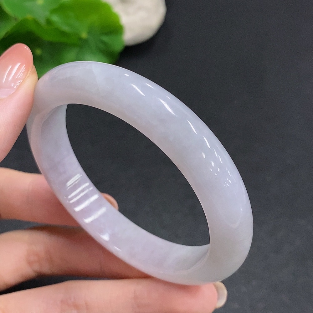 F34059942 Jadeite Round Bangle Total Weight Approx. 50.7g Size 56