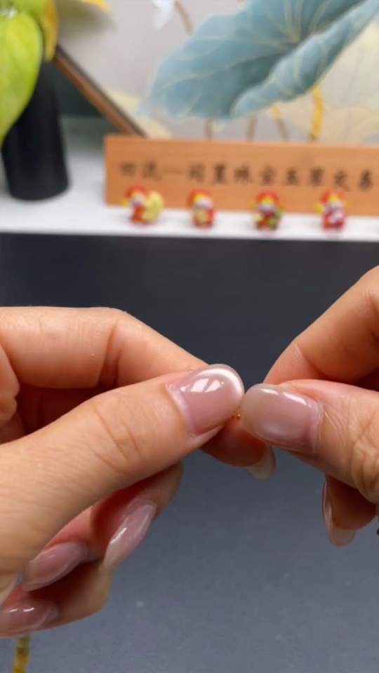 F20208019 Jadeite Beaded Necklace Approx. 3.9mm Card Yellow Beads Color Origin Undetermined Non-Gold Rope Clasp Total Weight 13.942g