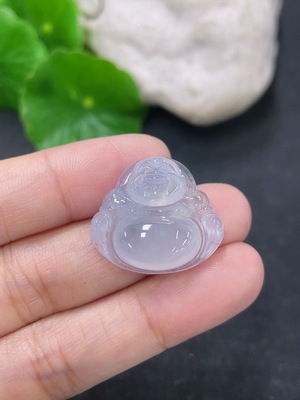 F46568963 翡翠挂件佛公 货品总约重3.65g