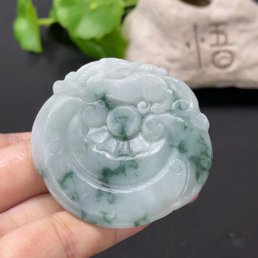 F35108669 Jadeite Rough Pendant Total Weight Approx. 33.27g