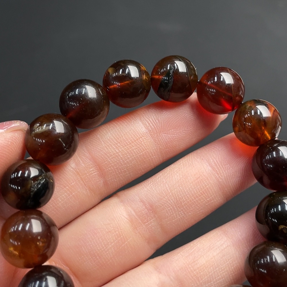 C26938037 Amber Beeswax Bracelet Total Weight Approx.16g Size 12.1mm