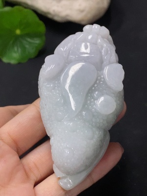 F35088918 Jadeite Ornament Golden Toad Total Weight Approx.125.79g