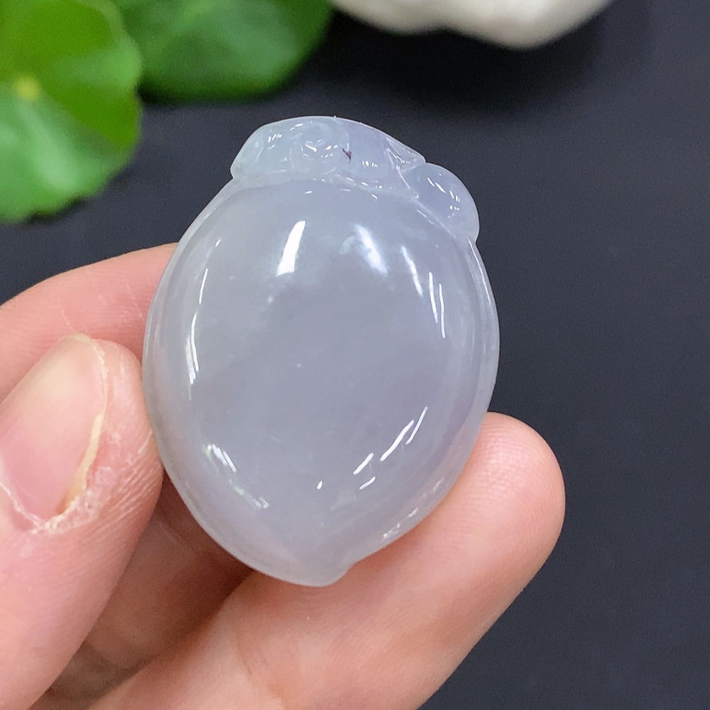 F30569930 Jadeite Peach Pendant Total Weight About 12.5g