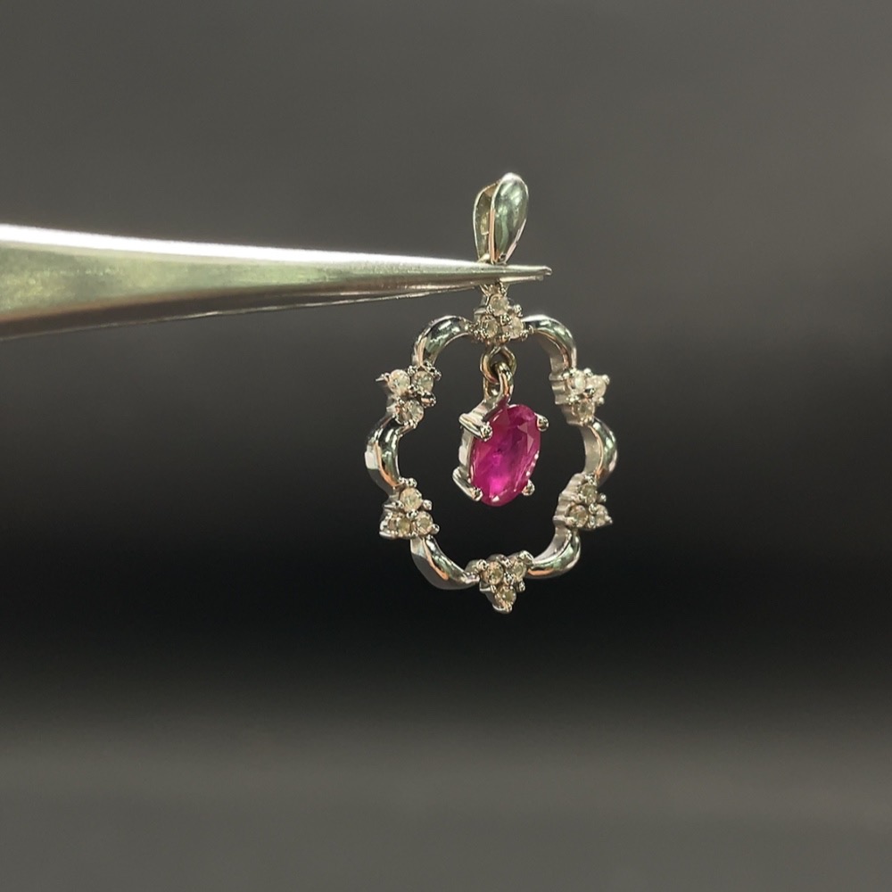 C32762767 Ruby Pendant Total Weight Approx. 2.00g 18k Gold Non-Diamond