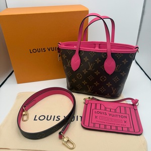 S43097118 路易威登 LV Louis Vuitton BB 玫粉拼老花托特 芯片款 2025年 货号：M12106 尺寸：26.5×11×16.5cm 材质：老花帆布 附件：防尘袋、可拆卸宽肩带、同色系玫粉拉链小包 95新