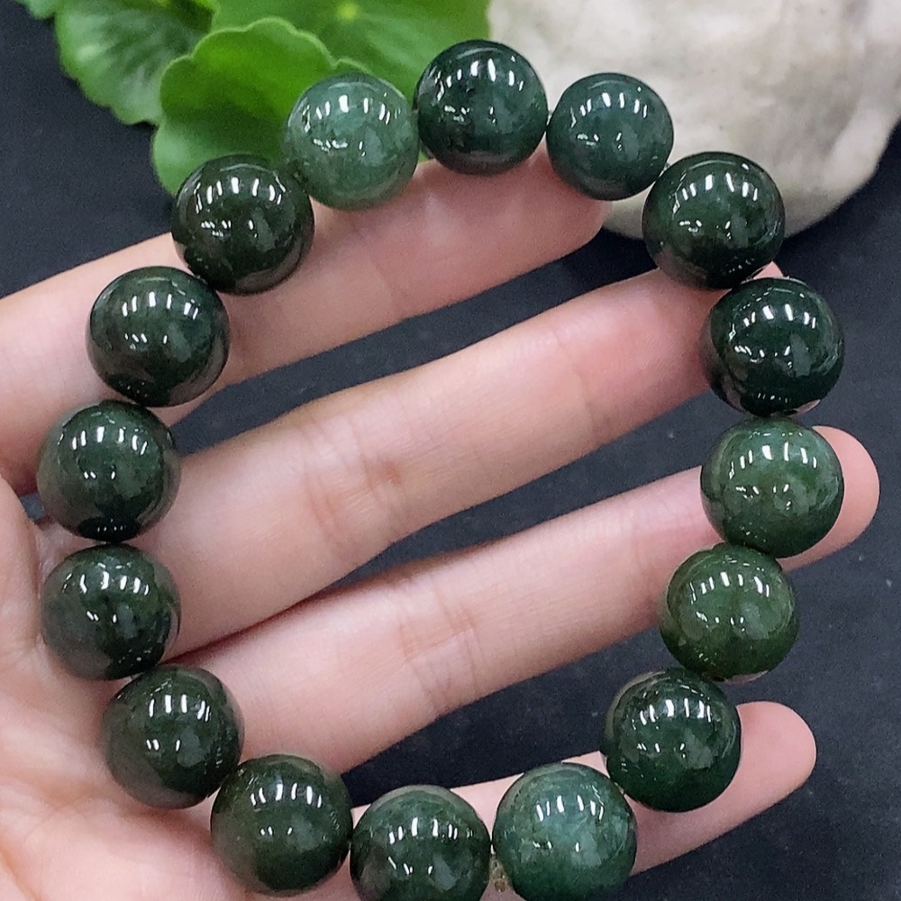 F34056291 Jadeite Bracelet Approx.13.7mm Total Weight Approx.64.9g