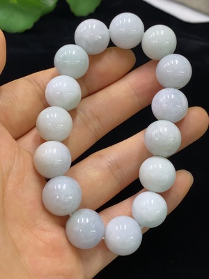 F34973390 Jadeite Beaded Necklace Approx. 13mm Total Weight Approx. 61.1g