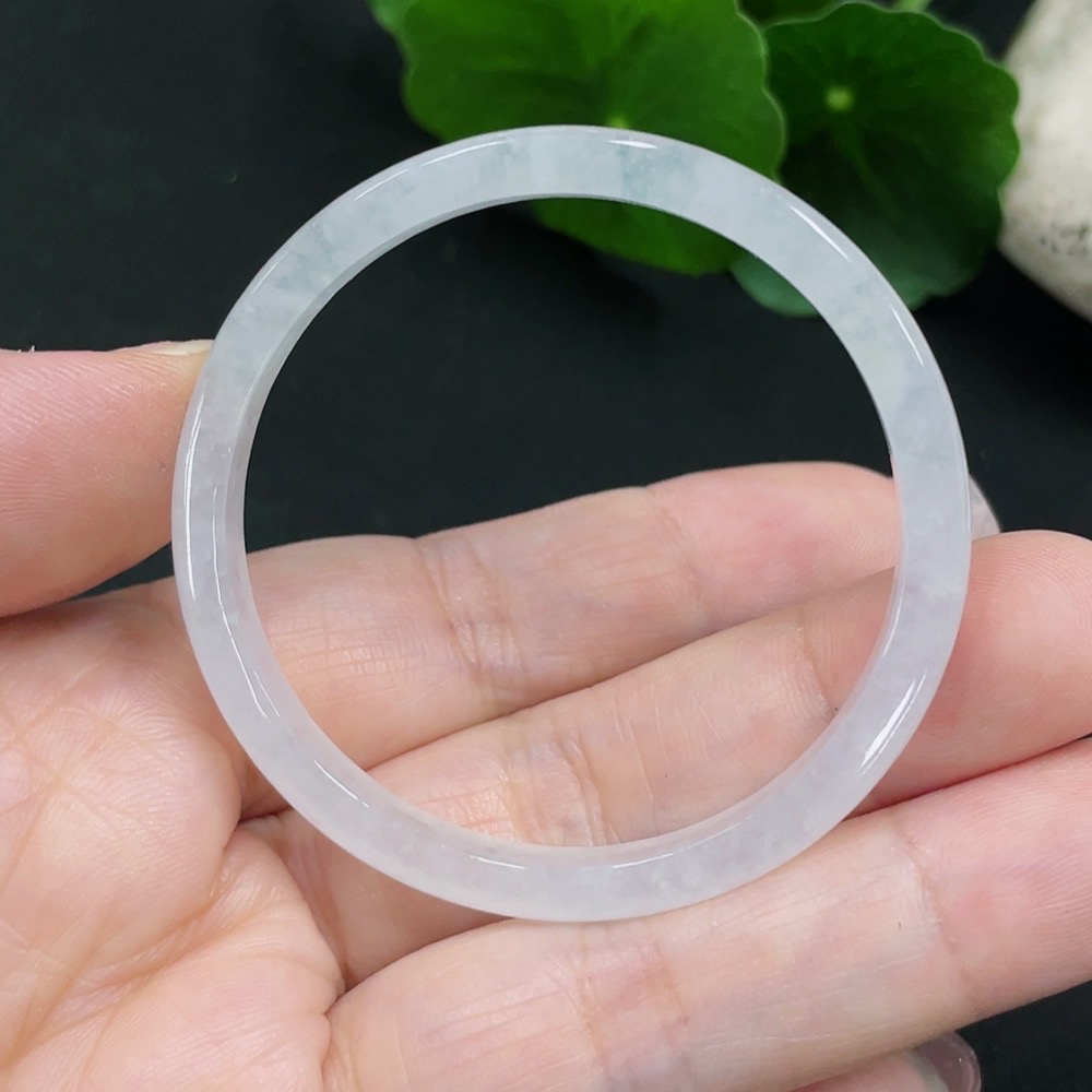 F31675971 Jadeite Round Bangle Size 43.5 Total Weight Approx. 9.7g