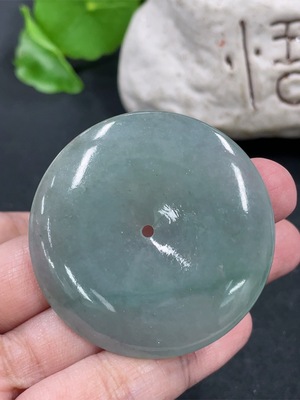F43196965 翡翠挂件平安扣 货品总约重31.84g