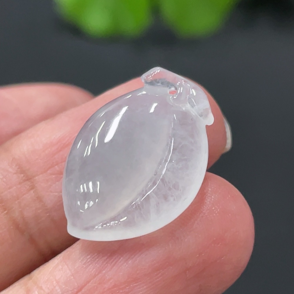 F32756250 Jadeite Fu Peach Pendant, Total Weight Approx. 2.56g