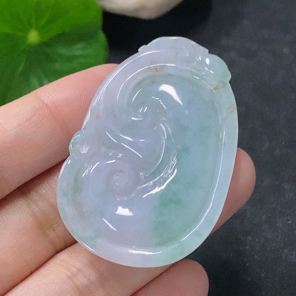 F33887744 Jadeite Pendant Ruyi, Total Weight Approx. 16.22g