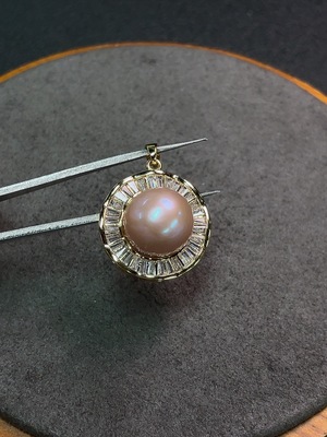 C34037974 Pearl Pendant Non-Gold Total Weight Approx. 6.02g Size About 12.7mm