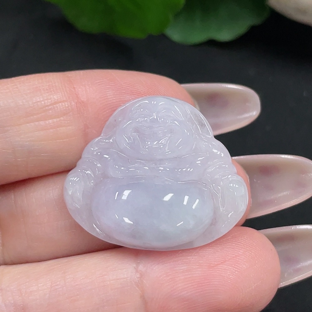 F34068820 Jadeite Buddha Pendant, Total Weight Approximately 5.1g