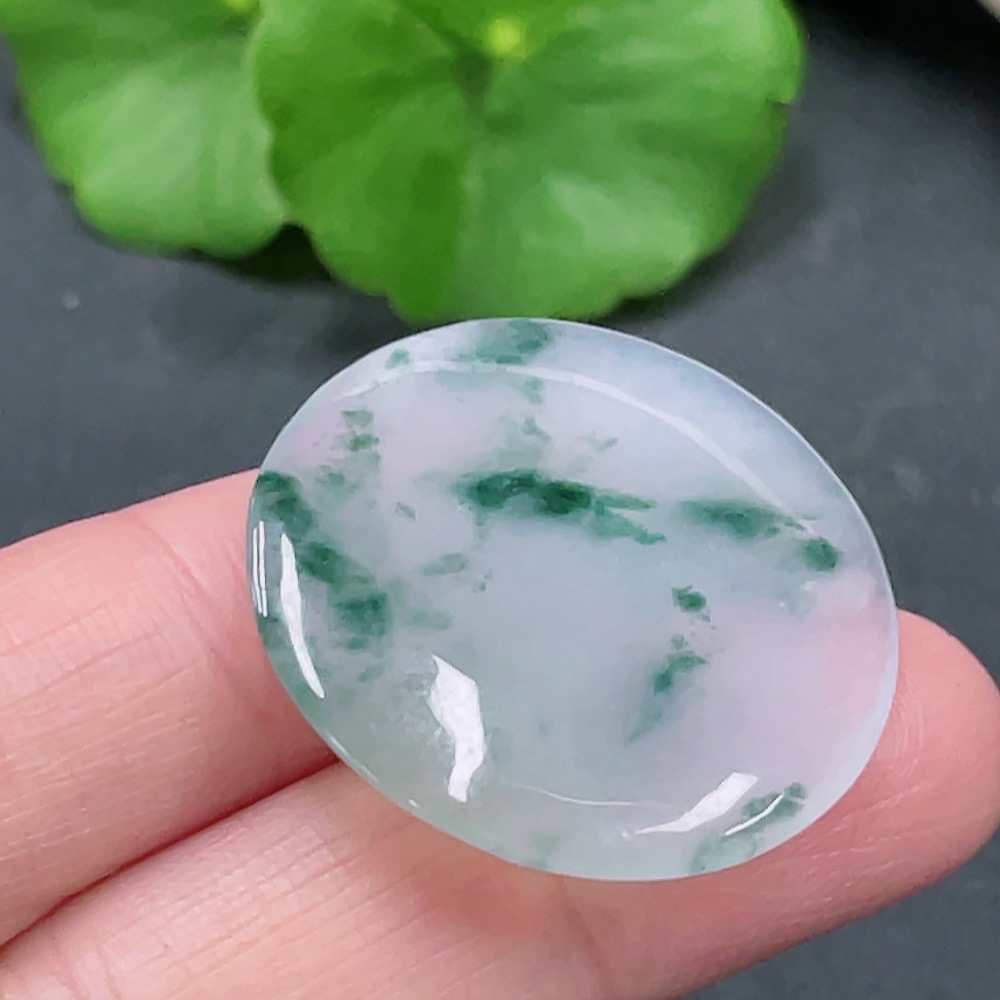 F22455948 Jadeite Inlaid Piece Total Weight 6.720g