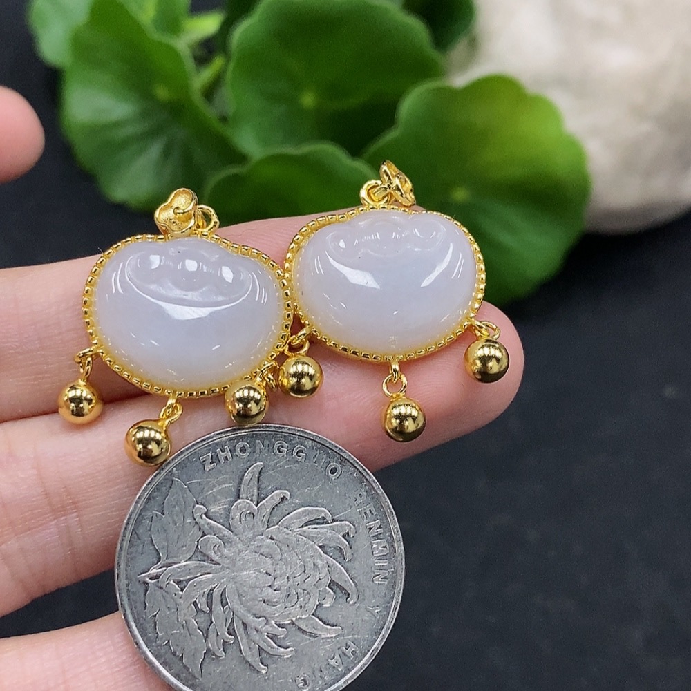 F35089867 Jadeite Pendants Sell as a Lot (Non-Gold Inlaid)