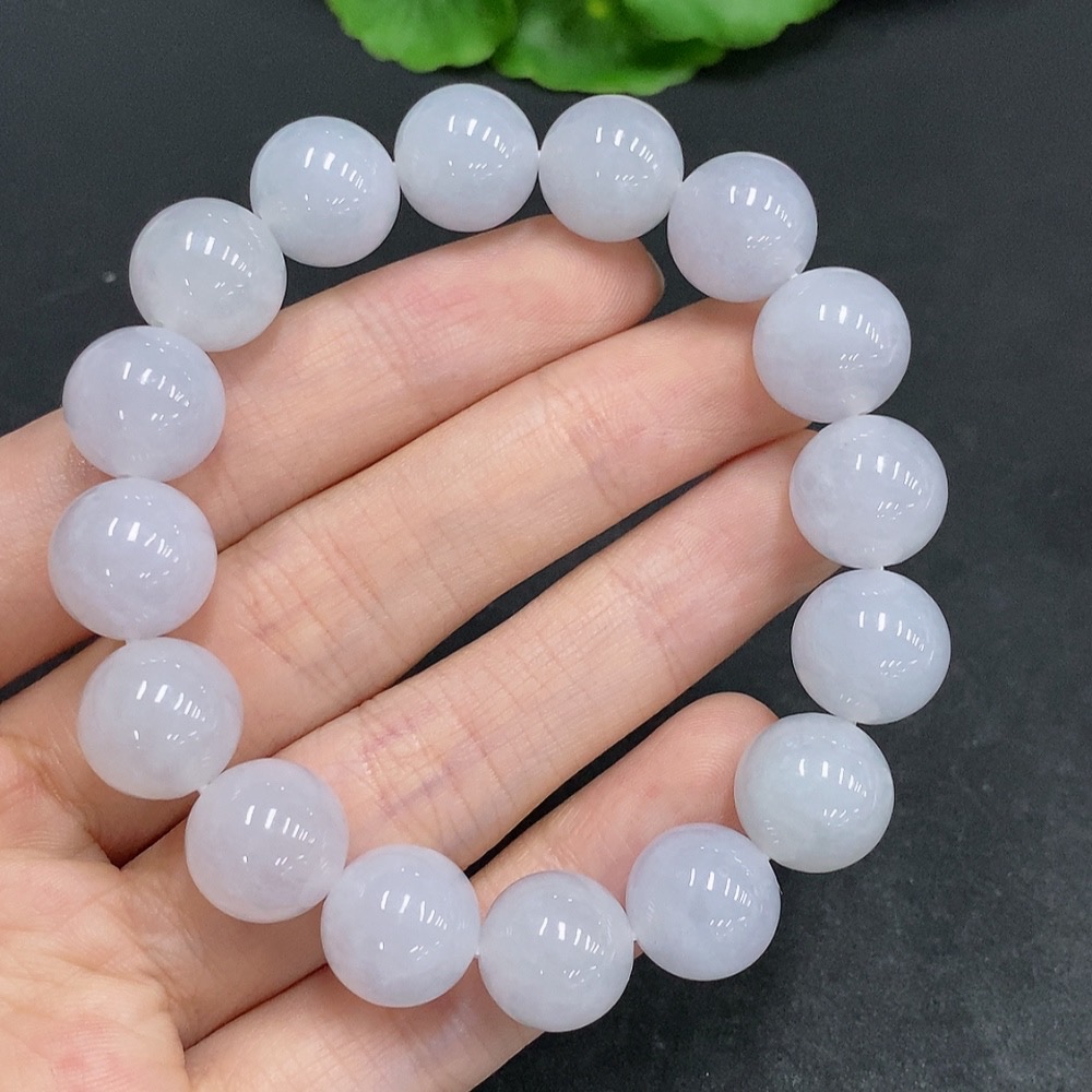 F30488807 Jadeite Beaded Necklace Approx. 12.2mm Total Weight Approx. 51.9g