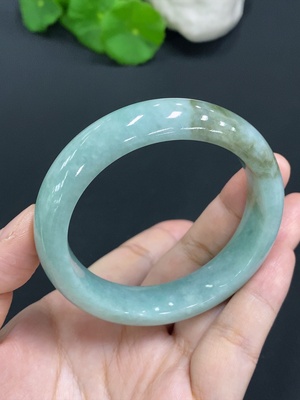 F27103939 Jadeite Round Bracelet Size 54.8 Total Weight Approx. 66.5g