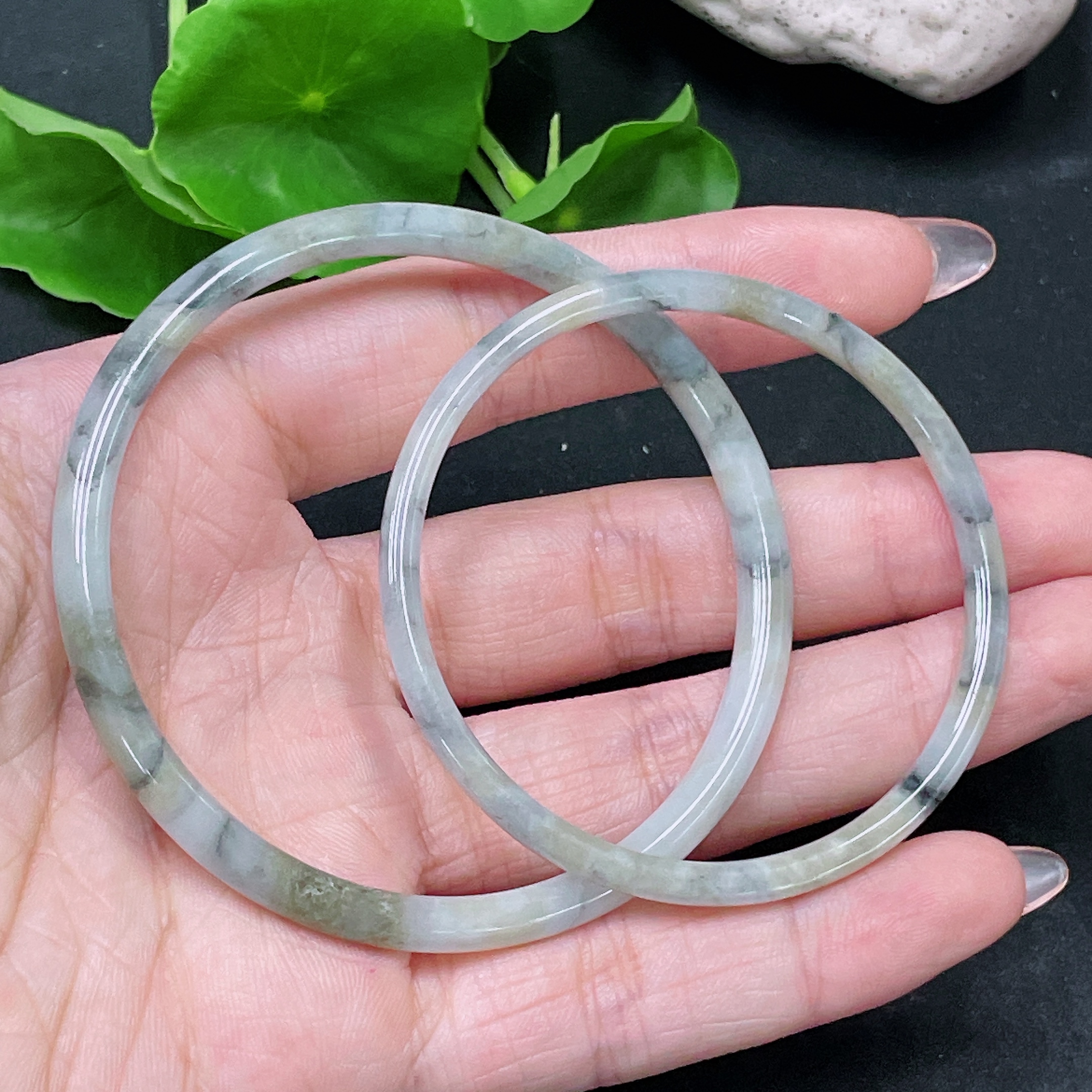 F34983451 Jadeite Round Bangle Sell as a Lot Size 50.8/58.3