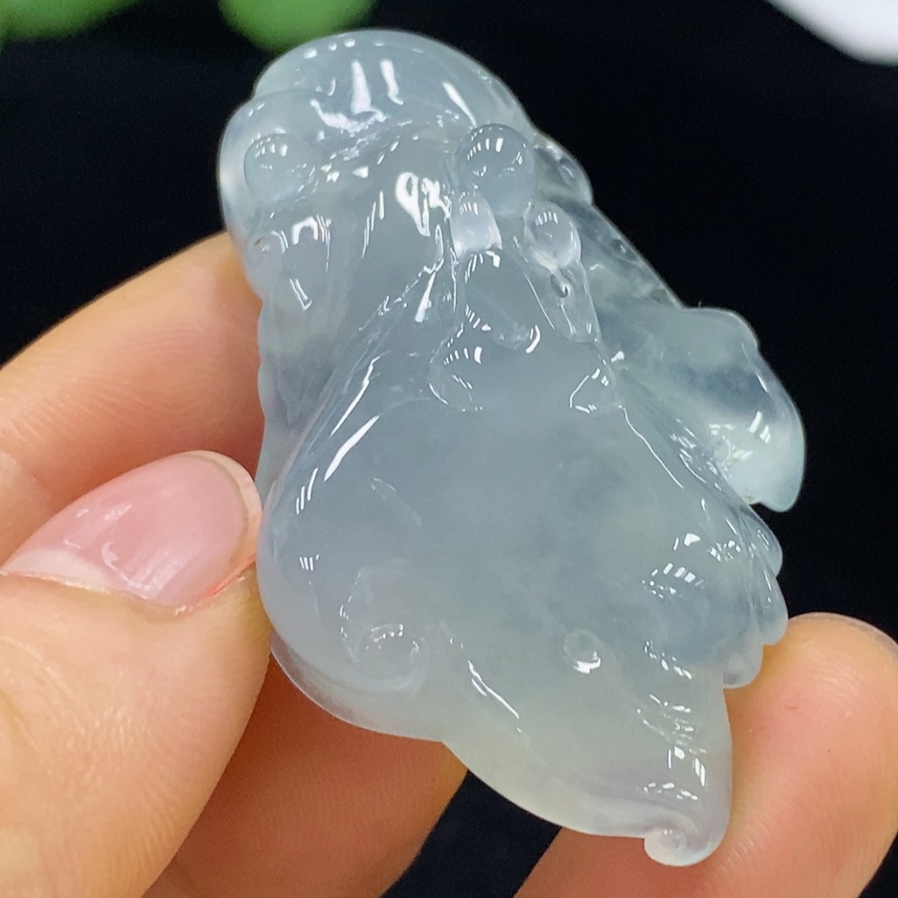 F35094727 Jadeite Formless Pendant Total Weight Approx. 22.95g