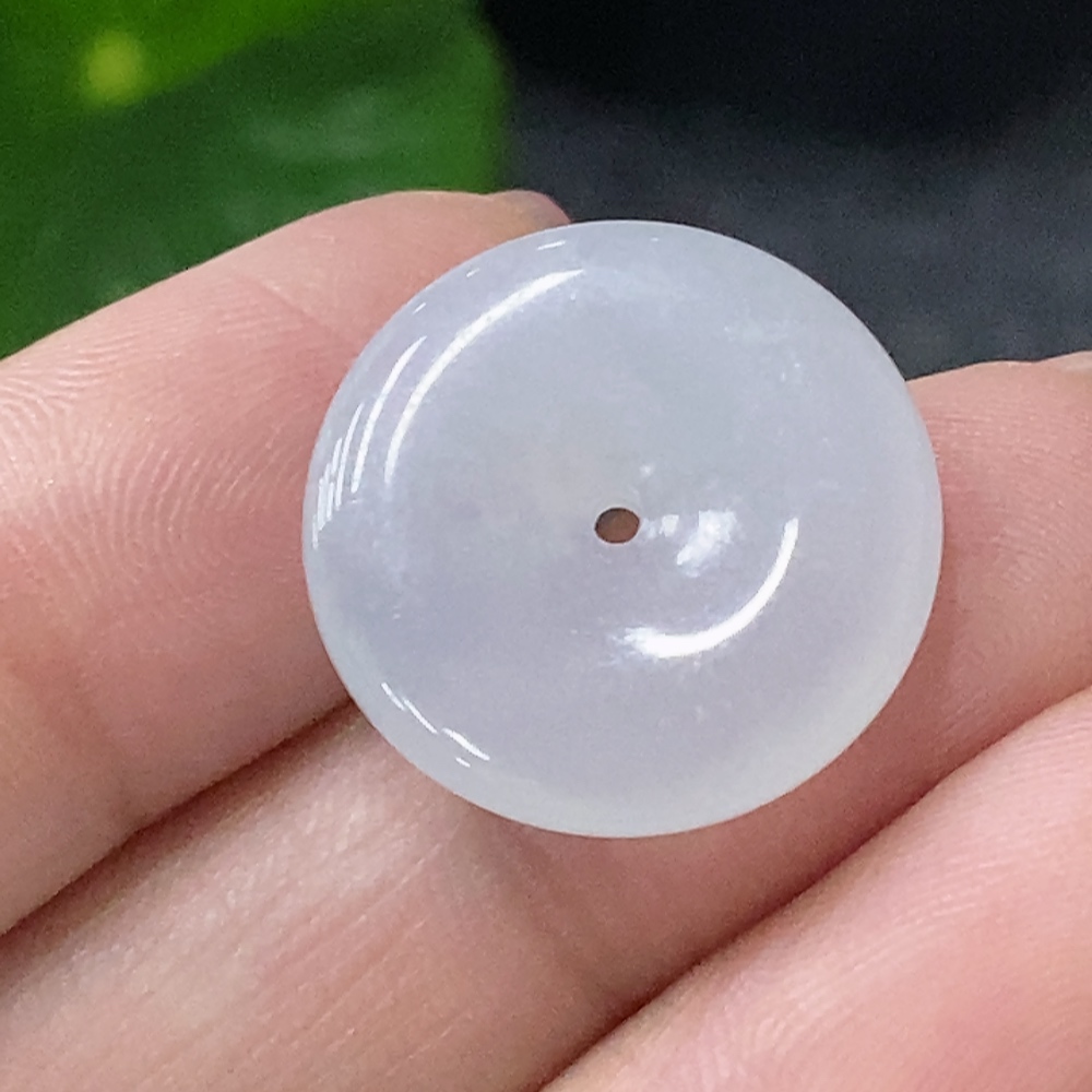 F34997843 Jadeite Pendant Peace Knot Total Weight Approximately 2.65g